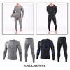 Men's Tracksuits Thermo Winter Thermal Underwear Men Leggings Long Johns Sweat Quick Dry Top Pants Warm Clothes For Hiking MountaineeringMen