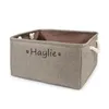 Toys Custom Dog Toys Storage Bins Personalized Name Collapsible Dog Accessories Clothes Toys Storage Basket Bin Pet Organizer Box