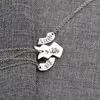 Colares pendentes 3pcs jóias de família Big Middle Sister Little Love Heart Puzzle Charm Colar de charme Conjunto para o presente da BFF Girl Bff Bff