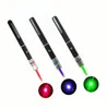 5mW Green 2in1 Star Laser Pointer Potente penna di presentazione lazer Fascio visibile per gatti Cani Pet Giocattoli interattivi confezione regalo