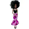 Mais novo Afro -American Girl Doll Toy Toy Black Doll Doll Plastic Black Joint Africano Doll Black Couro Diy Girl Game Game Express Itens presente de aniversário Presente de aniversário