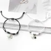 Charm Bracelets 2pcs/set Arrival Braiding Couple Bracelet For Men Women Star Tower Crown Hand Rope Lovers Gifts Adjustable