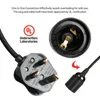 Pendelleuchten UK-Stecker 2/3/4M Lichter Netzkabel Kabel E27 Lampensockelhalter mit Schalterdrahtbefestigung Hanglamp Suspension Socket