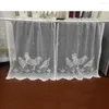 Rideau Cuisine Panneau Moderne Fenêtre Écran Semi Ombrage Mode Rideaux Gaze Poulet Motif Lumière Flux Dentelle Polyester Tissus