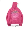 23ggヴィンテージラックスファッションスパイダーフード付きプルオーバーレッドSP5der Young Thug 555 Angel Hoodie Men High Quality Shoe Printing Web BlazersサイズXL