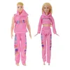 Kawaii items mode dolly outfit draag kinderen speelgoed minnaar kleren politie -uniform poppen accessoires voor barbie diy chidlren girl game