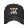 Bérets Anime paille paille Pirate casquette de baseball hommes femmes mode casquettes de soleil Luffy Sauron chapeau réglable sport en gros HatBérets