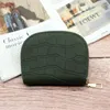 Card Holders ID Cardholder 11 Slots Women Holder Case Black/green/brown/pink/red Zipper Wallet Female 2023 Moeny Bag