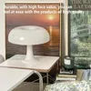 Lámparas de mesa Luz de lectura de libros nocturnos de setas, atmósferas modernas, lámpara de escritorio regulable, decoración para dormitorio