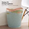 Organisation salle de bain Panier à linge en plastique Panier à linge sale Panier de rangement Vêtements pour enfants Panier accessoires pour la maison seau à linge