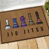 Carpets Jiu Jitsu Chess Doormat Non Slip Door Floor Mats Decor Porch