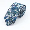 Boyun bağları çiçek zarif kravat erkekler için kadınlar 100 pamuk güzel çiçek paisley kravat n sıska kravat düğün gündelik corbatas 230506
