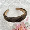 Clip per capelli Barrettes Designer Head Abbraccio per la lettera di moda femminile tessuto largo marca marca a croce elastico per capelli annodati per copricapo per esterni Accessori per capelli