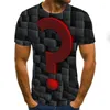 Heren t shirts mode shirt verkoop mannen kleding 2023 3d heren t-shirt zomer geprinte casual plus size o-neck korte mouw