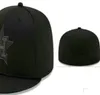 Готовые стоковые оптовые высококачественные мужские хьюстонские спортивные команда Sport Fit Caps Sox Flat Brim на полевых шляпах с полным закрытым дизайном размером 7- размером 8 встроенный бейсбол Gorra Cacquette A4