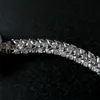 Łańcuch dobry Qualtiy AAA Elementy cyrkonowe liść austriacka kryształowa bransoletka zegarek na przyjęcie weselne biżuteria mody wykonana z hurtowni 230506