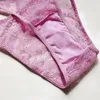 Mutandine da donna Donne sexy Lettera AMORE Strass Lingerie Vita bassa Donna Pizzo G-String Rosa Perizoma traspirante Biancheria intima confortevole