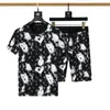 Designer Mens Fashion Tracksuits Summer T Shirts Shorts Clothing Sets With Letters Casual Streetwear Trend Pakken Mannen Ademende T -stukken Mens Trainpak