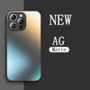 Luxe Ag Frosted Phone Case voor iPhone 14 Plus 11 12 13 Pro Max XR XR XSMax Shell Matte PC Volledige lens Anti-FingerPrint Cover