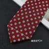 Business 9cm Print Mens Ties Luxury Polyester Silk Hand Necktie Floral Paisley Fit Men's Wedding Party Workplace Tie