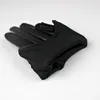 Five Fingers Gloves Touchscreen Real Leather Pure Imported Goatskin Tassel Zipper Short Style Black European Version Female Touch WZP17