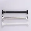 Poles Adjustable Curtain Rod Thicken Stainless Steel Spring Loaded Bathroom Shower Window Extendable Telescopic Poles Rail Hanger Rods