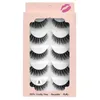 Thick Natural Fake Eyelashes Mink Naturally Soft & Vivid Handmade Reusable Multilayer False Lashes Extensions Full Strip Lash