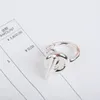 Wedding Rings Pure 925 Sterling Silver Sieraden voor vrouwen Dikke ketting Party Betrokkenheid Big Width Ring Lucky Luxury 230506