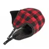 Berets hat dames herfst en winter buiten warme honkbal pet heren pluche dikke plaid oorbeveiliging katoenkapbieren