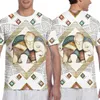 Heren t-shirts arriveren aquarel olifant etnische geometrische t-shirt mannen t-shirt harajuku stijl shirt zomer tops