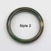 Bangle Certified Men Kvinnor Charm smycken Tillbehör Naturliga Dushan Jade Bangles Vackra grön fulla glanspoleringscirkelarmband