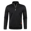 Heren Hoodies Men los Turtleneck Tops Tide BrandhalVe Zipper Design Bodem Bottom Break Trui High Collar Pullover Sweatshirts Herfst Herfst