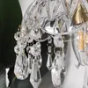Pendelleuchten mit Gravur von Fadai, romantische Kristallkunst, verstellbarer kleiner Kronleuchter, installiert im Schlafzimmer, Wohnzimmer, Arbeitszimmer