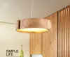 Pendelleuchten im nordischen Stil Restaurant Kronleuchter Massivholz kreative Persönlichkeit Single Head Bartisch hängende Linie Lampe Led Schlafzimmer LampPen