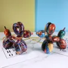 Dekorativa föremål Figurer Nordic Modern Art Harts Graffiti Sculpture Balloon Dog Statue Creative Colored Craft Figur Gift Home Office Desktop Decor 230506