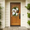 Kwiaty dekoracyjne kwiatowe drzwi wieńca „Sztuczna biała magnolia na przedni ślub ssący kubek wieszak szklanka
