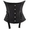 Damen Shapers Korsett Bustier Unterbrust für Damen Top Sexy Taille Cincher Gothic Dessous Vintage Shape Body Belt Plus Size Mieder Schwarz