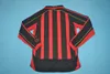 Lange mouw 2006 2007 Retro voetbalshirts volledig vintage voetbalshirt 06 07 classic ac Maglia da calcio MALDINI MILANS PIRLO SEEDORF Trainingsuniform thuis weg derde