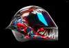 Motosiklet kaskları tam yüz kask zehiri büyük spoiler kuyruğu ile serinlik motokros yarış motobike