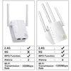 Routers 300 / 1200Mbps Dual Band AC Wireless 2.4G / 5G Wifi Repeater 4 Hoge antennes Bridge router Signaalversterker Wired Access Point 230506
