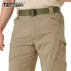 Мужские брюки Tacvasen Summer Simple Dry Drich Men Entage Arnate Tactical Multipcoce Multipcole Airsoft Брюки легкие тренировки 230506