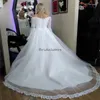 Superbe robe de mariée gothique blanche haut corset à lacets Boho civil robes de mariée grecques reine manches évasées coréenne classique mariée sexy en plein air vestidos de novia 2023