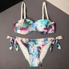 Maillot de bain pour femme Sequin Broderie Maillot de bain Femme Bikini Ensemble Sexy Maillot de bain deux pièces Femme Mode Sexy Push Up Bikinis Beachwear Set J230506