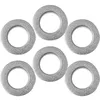 Curtain 6 Pcs Grommets Slide Ring Round Rings Replace Reusable Drapery Replaceable