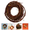 Decorative Flowers Garland Hanging Grapevine Twig Wreaths Natural Wedding Frame Thanksgiving Floral Front Door Enchanted Forest Decorations