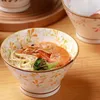 Ciotole Fashion Four Ciotola di riso da 5 pollici in stile giapponese Forniture per la cucina domestica Boutique Noodle in ceramica