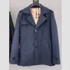 Veste coupe-vent à manches longues et col Trench pour hommes et femmes, manteau classique de marque de styliste, automne et hiver 2023, M-3XL