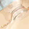 Anklets ZOSHI Multi Layers Gold Plated Chain For Women Summer Beach Foot Jewelry Barefoot Sandals Trendy Bracelet Ankle