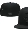 Ready Stock Wholesale en gros de haute qualité San Diego Sport Team Fitted Caps Flat Brim sur les chapeaux de terrain Full Fermed Design Taille 7- Taille 8 Baseball ajusté Gorra Casquette A3