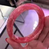 Bangle Genuine Natural Rose Rhodochrosite Gems Stone Inner Diameter 58mm